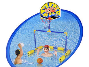 Набор для игры в воду, ворота, баскетбольные мячи 2 в 1 цена и информация | Игрушки для песка, воды, пляжа | kaup24.ee
