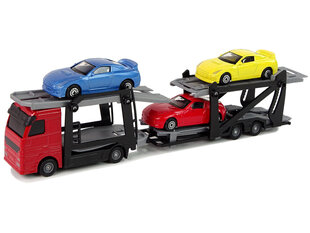 Автомобиль-грузовик-транспортер 3 автомобиля 541756 цена и информация | Игрушки для мальчиков | kaup24.ee