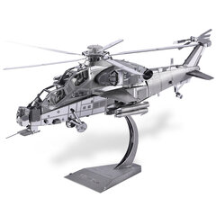 Metallkonstruktsioon 3D mudel helikopter Piececool, 122 d. цена и информация | Конструкторы и кубики | kaup24.ee