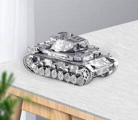 Metallist konstruktor 3D mudel Tank Piececool, 168 tk hind ja info | Klotsid ja konstruktorid | kaup24.ee