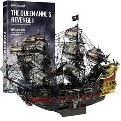 Metallist pusle – konstruktor Piececool Queen Anne's Revenge 3D цена и информация | Конструкторы и кубики | kaup24.ee