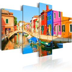 Maal - Waterfront in rainbow colors цена и информация | Картины, живопись | kaup24.ee