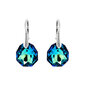 Naiste kõrvarõngad Diamond Sky „Frozen Edges (Bermuda Blue)“ koos Swarovski kristallidega DS02A873 hind ja info | Kõrvarõngad | kaup24.ee