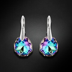Naiste kõrvarõngad Diamond Sky „Frozen Edges (Vitrail Light)“ koos Swarovski kristallidega DS02A874 hind ja info | Kõrvarõngad | kaup24.ee