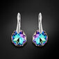 Naiste kõrvarõngad Diamond Sky „Frozen Edges (Vitrail Light)“ koos Swarovski kristallidega DS02A874 цена и информация | Kõrvarõngad | kaup24.ee