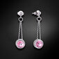 Naiste kõrvarõngad Diamond Sky „Bonbon (Light Rose)“ koos Swarovski kristallidega DS02A879 цена и информация | Kõrvarõngad | kaup24.ee