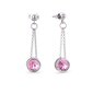 Naiste kõrvarõngad Diamond Sky „Bonbon (Light Rose)“ koos Swarovski kristallidega DS02A879 цена и информация | Kõrvarõngad | kaup24.ee