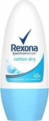 Дезодорант Rexona Deo Roll-On Cotton Dry, 50 мл цена и информация | Дезодоранты | kaup24.ee