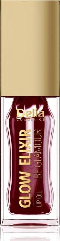 Huuleõli Delia Be Glamour Glow Elixir Lip Oil 03 Sensual, 8ml hind ja info | Huulepulgad, -läiked, -palsamid, vaseliin | kaup24.ee