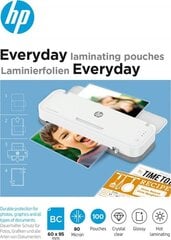 Lamineerimiskiled läikivad visiitkaardiformaadile HP, 100 tk. цена и информация | Канцелярские товары | kaup24.ee