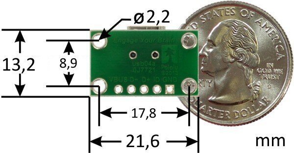 MiniUSB Type B 5-poolne pistikupesa цена и информация | Kinnitusvahendid | kaup24.ee