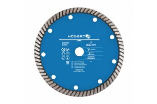 Алмазный отрезной диск 230 мм, HT6D716, Hogert цена и информация | Механические инструменты | kaup24.ee