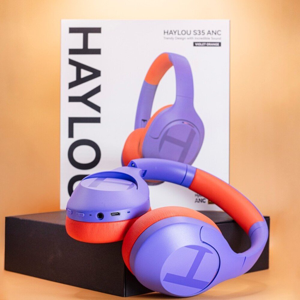 Haylou S35 ANC, lilla-oranž цена и информация | Kõrvaklapid | kaup24.ee