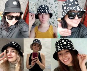 Реверсивная солнцезащитная шляпа ER7 цена и информация | Женские шапки | kaup24.ee