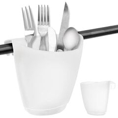 Подвесное блюдо для кухонных принадлежностей, белое цена и информация | Столовые и кухонные приборы | kaup24.ee