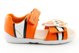 Sandaalid poistele Clarks 26158395 7 090, oranž hind ja info | Laste sandaalid | kaup24.ee