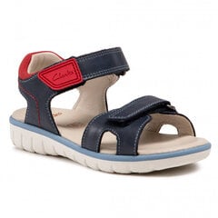 Sandaalid poistele Clarks 26158050 7 105, sinine hind ja info | Laste sandaalid | kaup24.ee