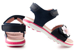 Sandaalid tüdrukutele Geox B154MA 08522 C4002, sinine цена и информация | Детские сандали | kaup24.ee