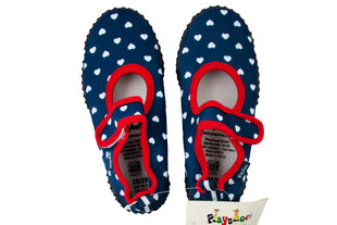 Plätud tüdrukutele Playshoes, sinine цена и информация | Детские тапочки, домашняя обувь | kaup24.ee