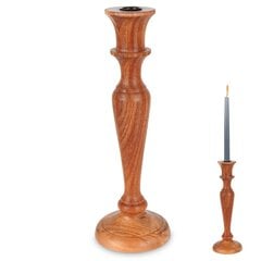 деревянный подсвечник 31,5 см цена и информация | Подсвечники, свечи | kaup24.ee