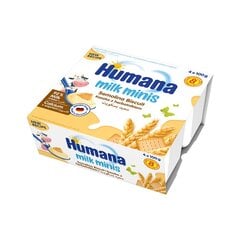 Десерт Humana Milk Minis с печеньем и манной крупой 400г цена и информация | Закуски, напитки для детей | kaup24.ee