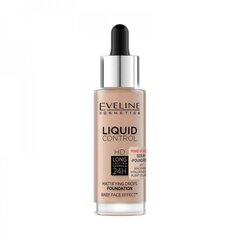 Jumestuskreem Eveline Cosmetics Liquid Control 24H, 32ml, 025 light rose цена и информация | Пудры, базы под макияж | kaup24.ee