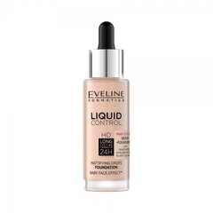 Jumestuskreem Eveline Cosmetics Liquid Control 24H, 32ml, 050 golden beige цена и информация | Пудры, базы под макияж | kaup24.ee