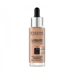 Jumestuskreem Eveline Cosmetics Liquid Control 24H, 32ml, 060 sunny beige hind ja info | Jumestuskreemid, puudrid | kaup24.ee