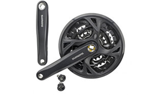 Shimano Crankset FC-M371 175mm 44x32x22T Black цена и информация | Другие запчасти для велосипеда | kaup24.ee