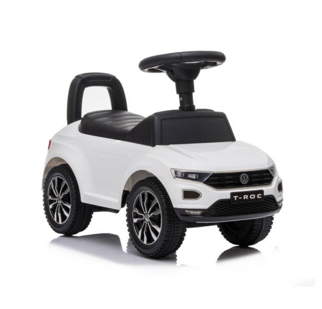 Laste tõukeauto Volkswagen T-Roc, valge hind ja info | Imikute mänguasjad | kaup24.ee