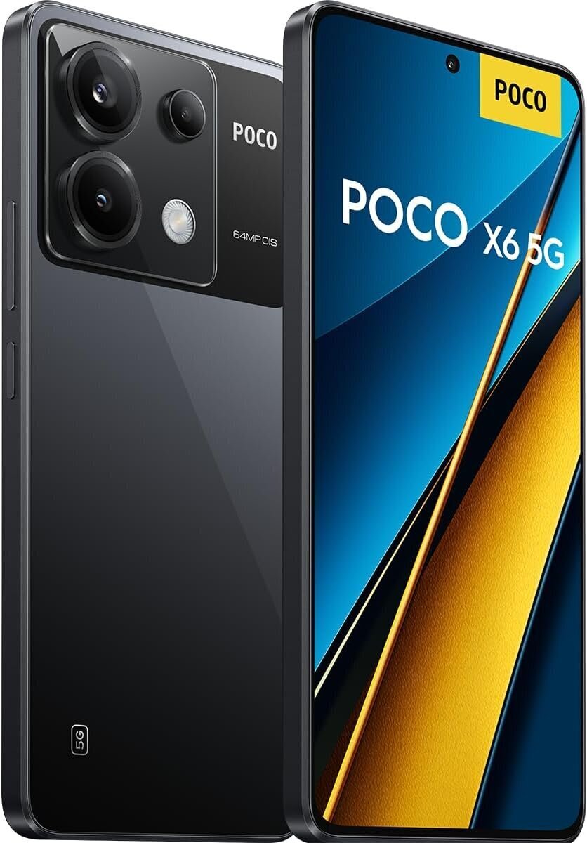 Телефон Poco X6 5G 12/256GB Black цена | kaup24.ee