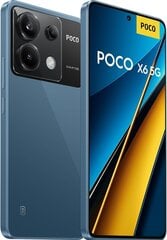 Poco X6 5G 12/256GB Blue цена и информация | Мобильные телефоны | kaup24.ee