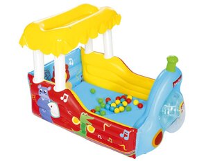 Надувной поезд с шариками Fisher Price Bestway цена и информация | Drewniana Wieża Piramida Kura Nakładanie Kolorowych Kwadratów LD-15 15276 | kaup24.ee