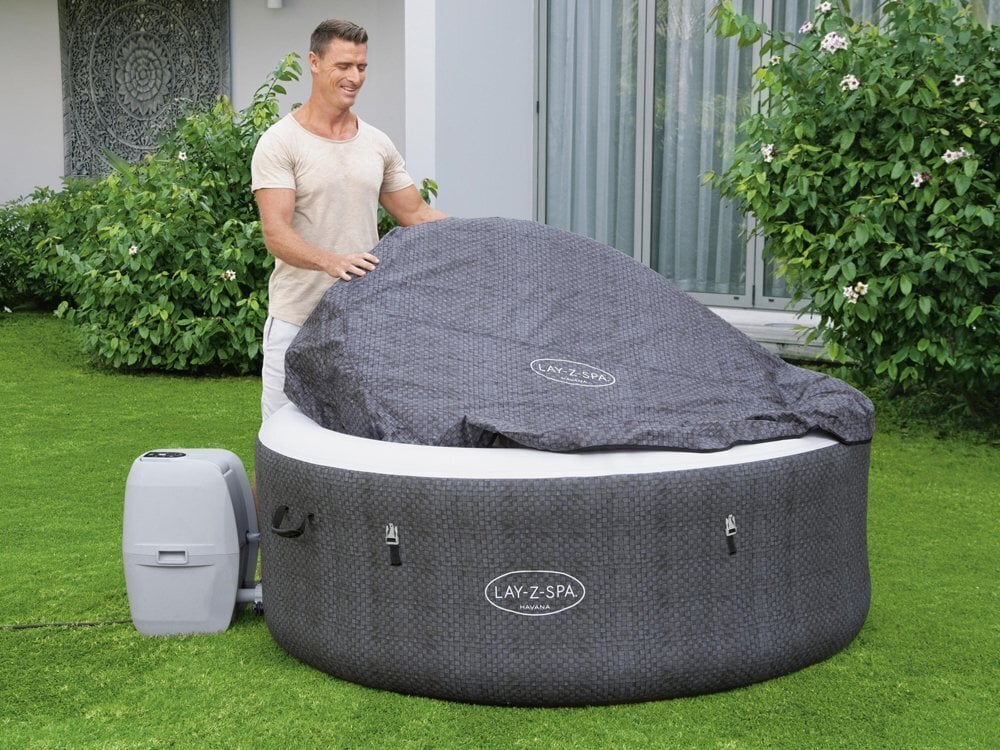 Bestway Lay-Z-Spa Havana täispuhutav mullivann, 180 x 66 cm, koos filtriga цена и информация | Basseinid | kaup24.ee