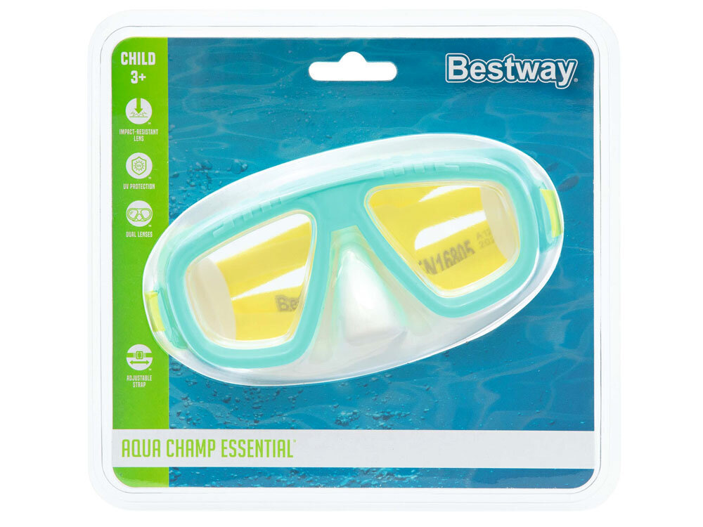 Bestway Aqua Champ Essential sukeldumismask, roheline цена и информация | Ujumismaskid | kaup24.ee