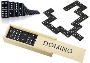 Классическая игра Домино в деревянной коробке, 28 шт. цена и информация | Развивающие игрушки | kaup24.ee