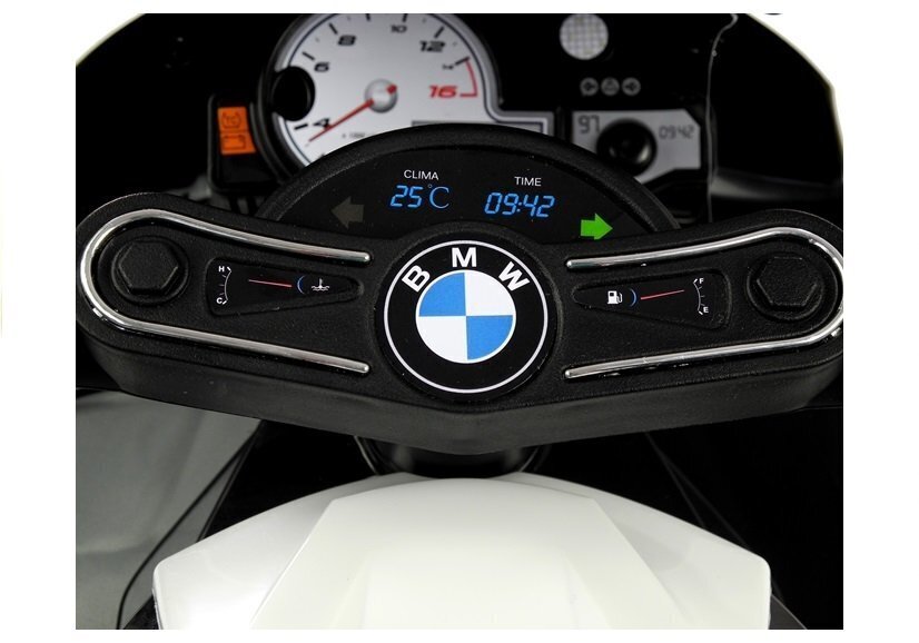 Elektriline kolmerattaline jalgratas lastele BMW S1000RR, must hind ja info | Elektrirollerid | kaup24.ee