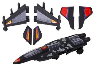 Военный истребитель F35 для детей, черный цена и информация | Игрушки для мальчиков | kaup24.ee