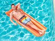 Täispuhutav madrats Bestway Beach Deluxe, 183 x 76 cm, oranž hind ja info | Täispuhutavad veemänguasjad ja ujumistarbed | kaup24.ee