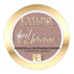 Kompaktpuuder Eveline Cosmetics Feel the Bronze, 01 milky way hind ja info | Jumestuskreemid, puudrid | kaup24.ee