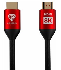 Kabelis Genesis HDMI Male - HDMI Male 3m 8K  XBOX X | S Red цена и информация | Кабели и провода | kaup24.ee