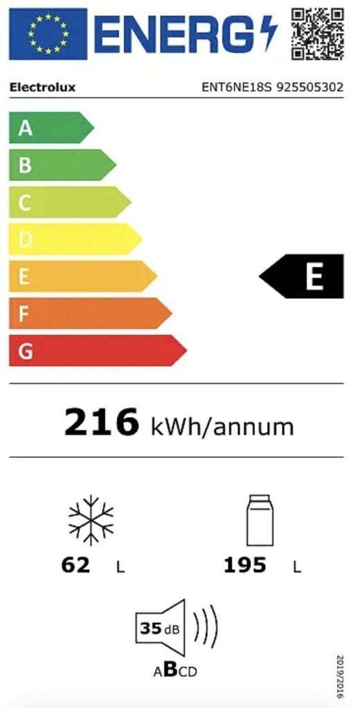 Electrolux ENT6NE18S цена и информация | Külmkapid | kaup24.ee