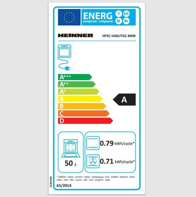 Heinner HFSC-V60LITGC-BRW цена и информация | Gaasipliidid | kaup24.ee