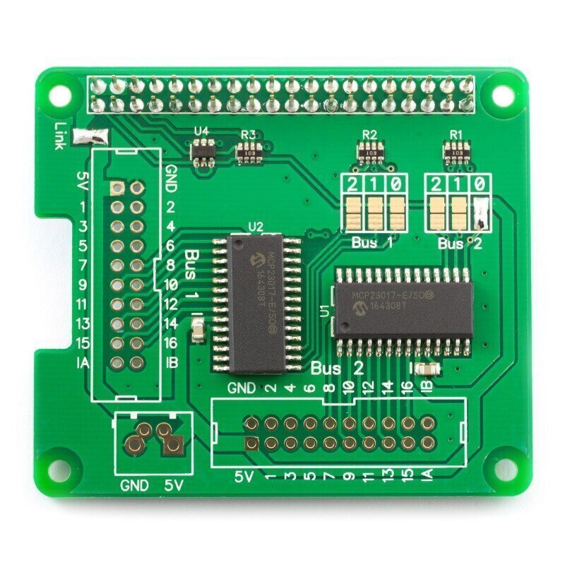 AB Electronics Pi Plus MCP23017 цена и информация | Robootika, konstruktorid ja tarvikud | kaup24.ee