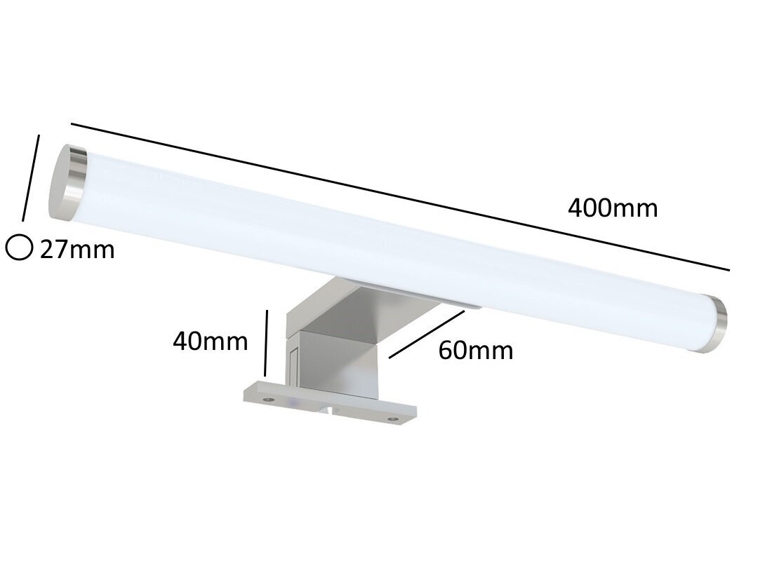 LED peegelvalgusti G.Lux GR-LED-400-7W-Mirror-Aruba цена и информация | Seinavalgustid | kaup24.ee