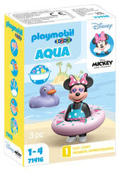 71416 Playmobil® 1.2.3 & Disney: Minnie's Beach Trip, veemänguasjad цена и информация | Конструкторы и кубики | kaup24.ee