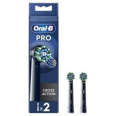 Oral-B EB50-2 Cross Action Pro Black hind ja info | Elektriliste hambaharjade otsikud | kaup24.ee