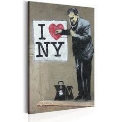 Maal - I Love New York by Banksy hind ja info | Seinapildid | kaup24.ee