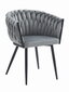 2-toolide komplekt Leobert Orion, must/hall hind ja info | Söögitoolid, baaritoolid | kaup24.ee