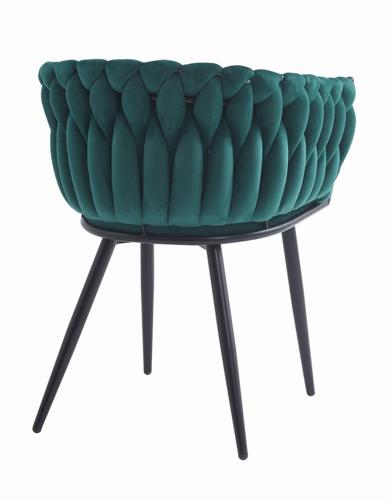 2-toolide komplekt Leobert Orion, must/roheline цена и информация | Söögitoolid, baaritoolid | kaup24.ee